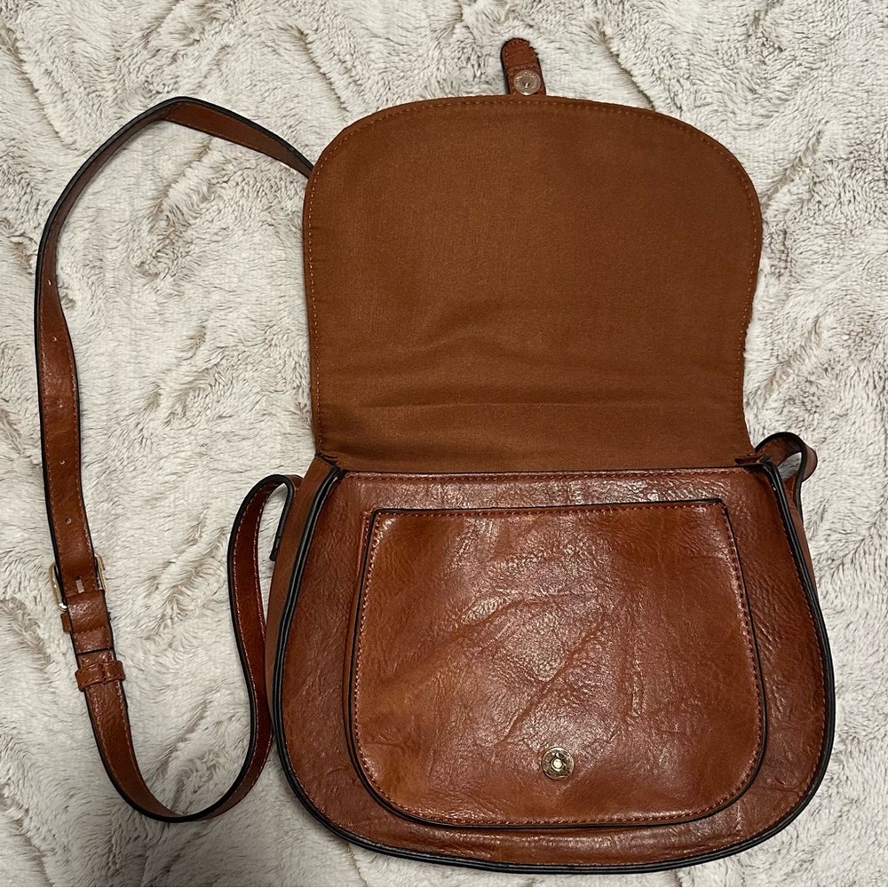Afkomst Vegan Faux Leather Crossbody Bag Purse - Picture 3 of 16